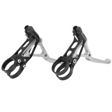 Ultraleichter CNC-Fahrradbremshebel für Falt-Rennrad, 80 g, Schwarz/Silber