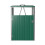 Living And Home Metal Outdoor Garbage Bin Shed For 1 Trash Bin, Green 3