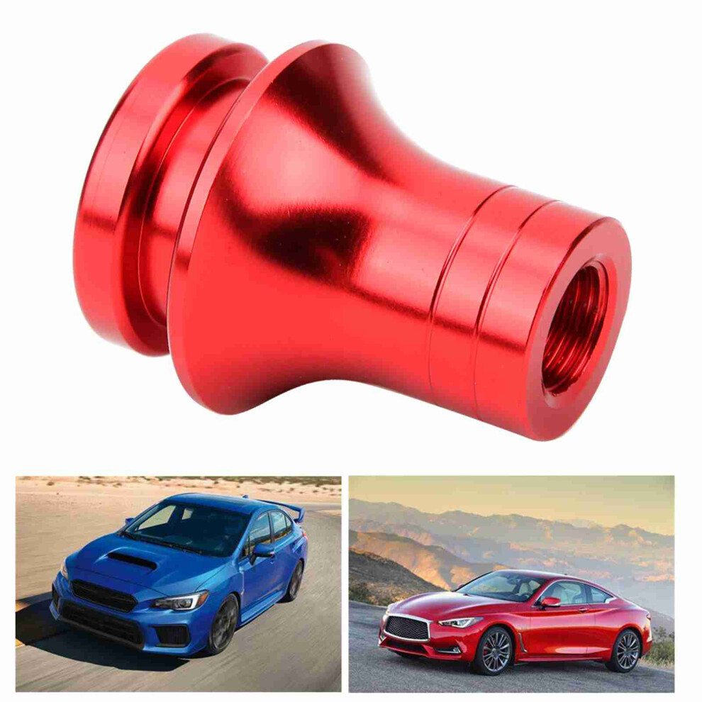 Car Gear Shift Knob Boot Retainer Nut Adapter Aluminum M12 X 1.25 Red 8261361816279