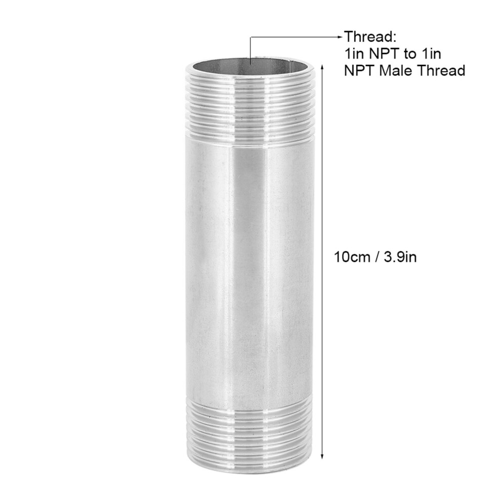 Threaded Pipe Fittings 1In Npt To 1In Npt Male Stainless Steel Nipples 6931361816990
