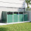 Living And Home Metal Outdoor Bin Shed for 4 Trash Bins 3