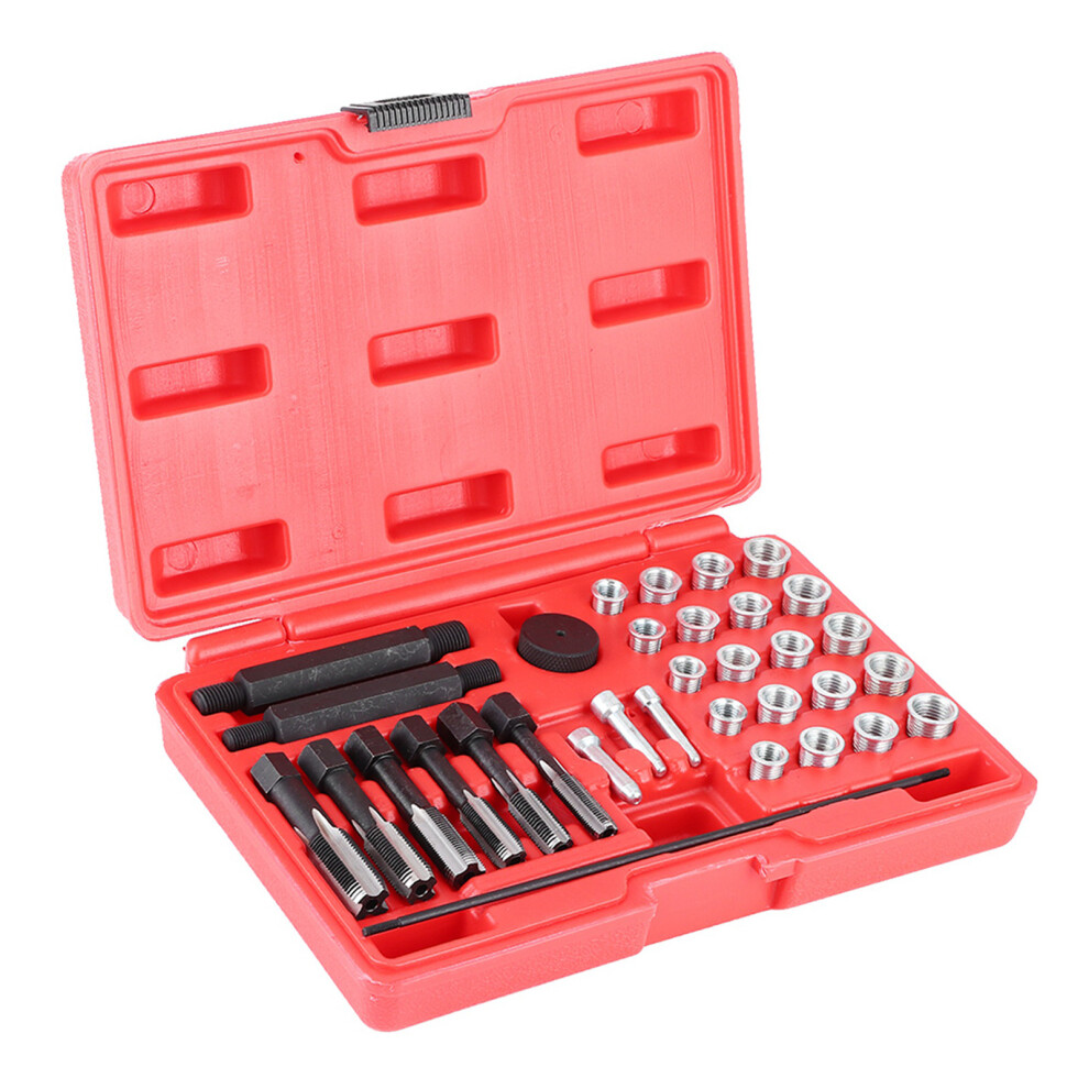 33pcs Glow Plug Thread Repair Kit Steel Tap Insert Driver Guide Set-image-OPC-PMZK5ZR-NEW