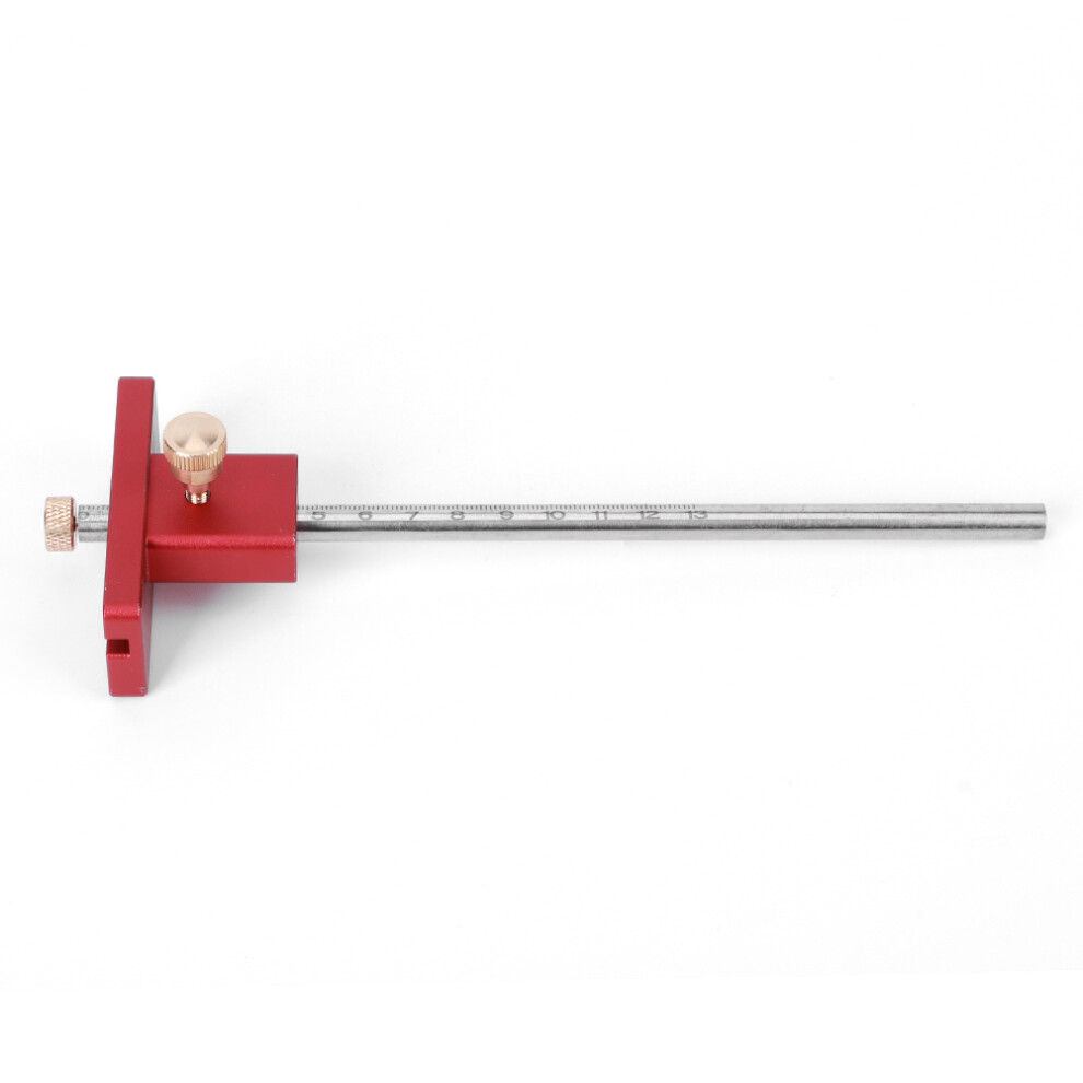 High Precision Aluminum Steel Woodworking Scribe Ruler 130Mm 8371361817968