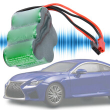 6V 1600mAh NiMH Empfängerbatterie für RC-Trapezmodelle, 32x30x50mm