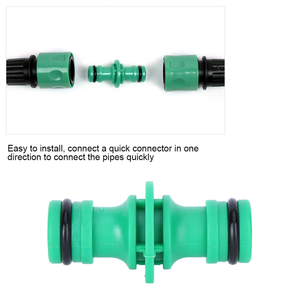 10Pcs Straight Water Hose Connector - Quick Garden Irrigation Tool 4261361818857