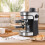 Living And Home Espresso Coffee Machine with Milk Frother 2