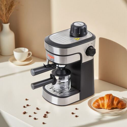 Living And Home Espresso Coffee Machine with Milk Frother