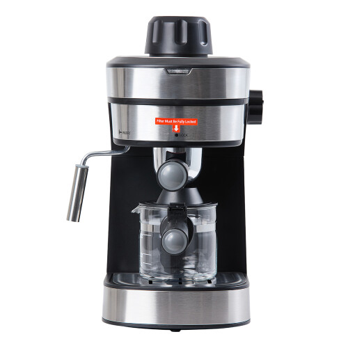 Living And Home Espresso Coffee Machine with Milk Frother 2