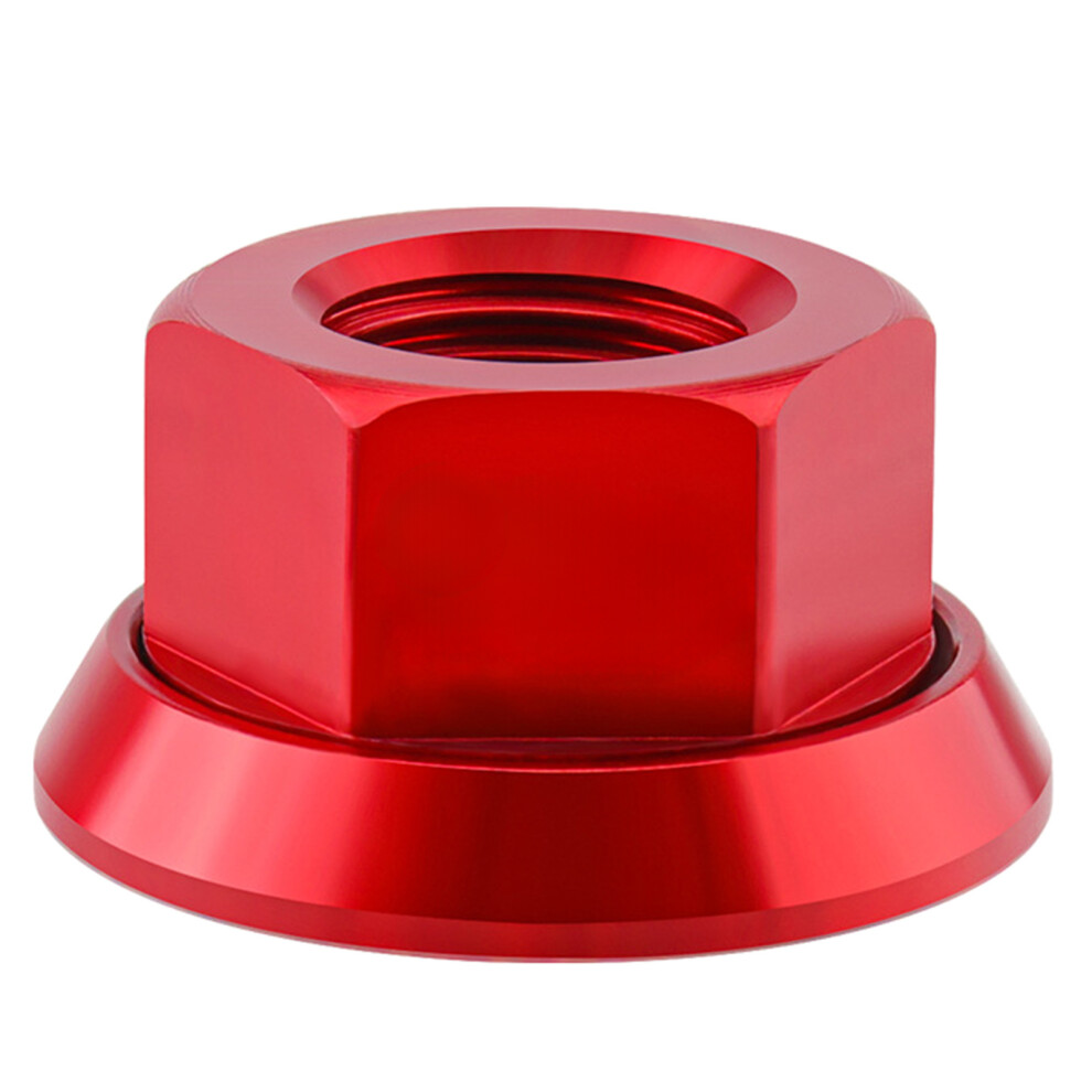 Aluminum Alloy Bike 3/8 M10 Hubs Nut Bolts Screws For Fixed-Red 7704000152174