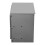 Living And Home 2-Drawer Wooden Nightstand Bedside Table in Grey 4