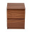 Living And Home 2-Drawer Wooden Nightstand Bedside Table in Walnut Colour 3