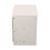 Living And Home 2-Drawer Wooden Nightstand Bedside Table in White 4