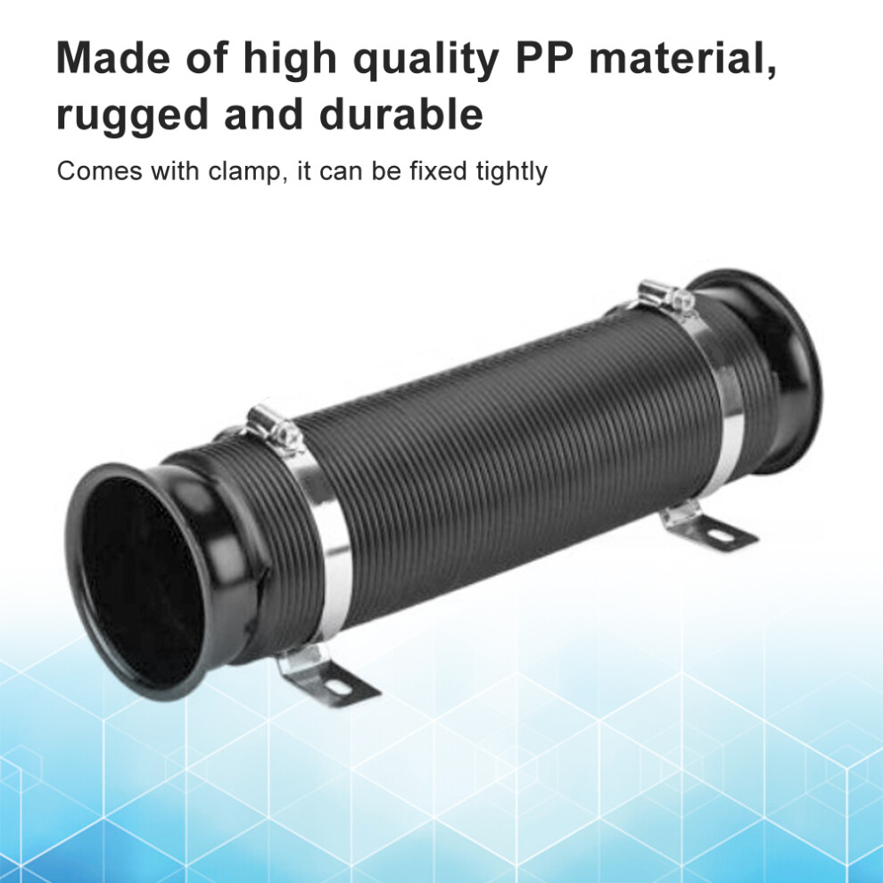 Universal 76Mm Flexible Car Cold Air Intake Duct Tube Hose 3In Accessories 6941361825304