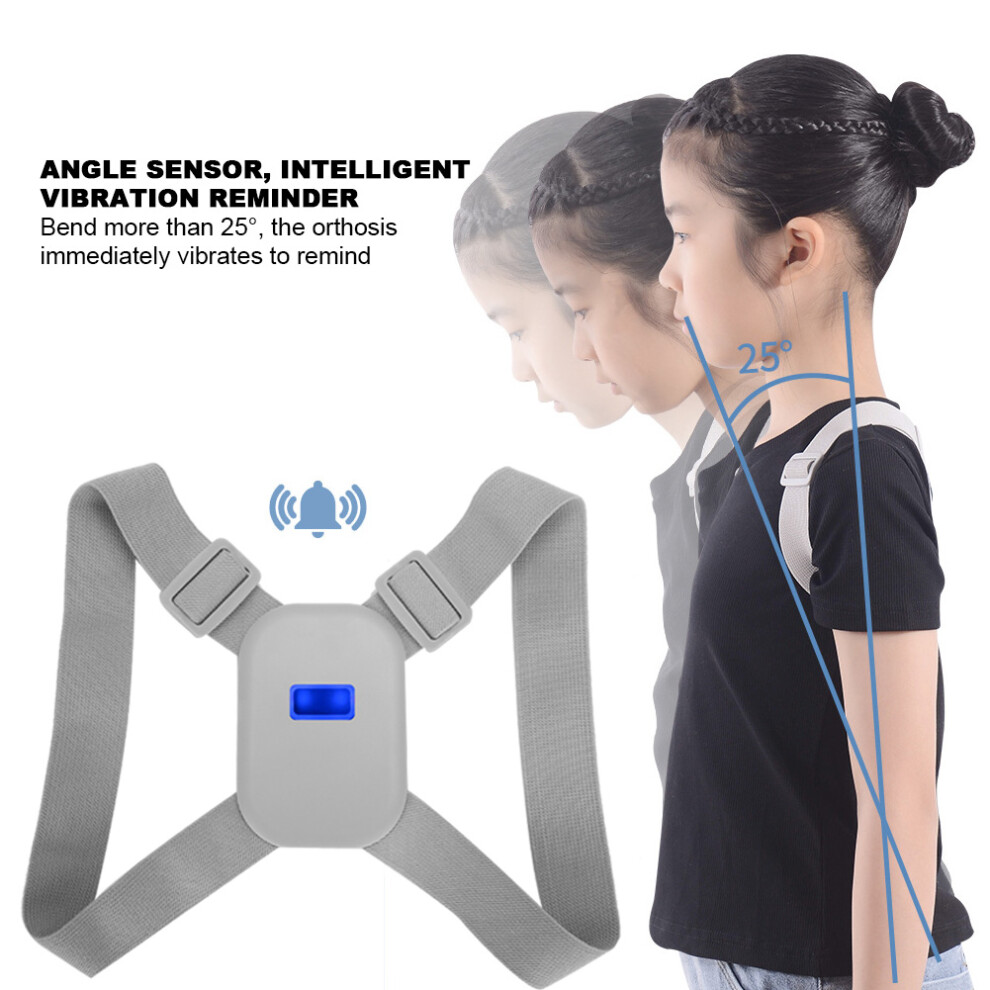 Smart Upper Back Brace Vibration Reminder for Improved Posture