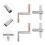 4 Stuks Drum Sleutels, Afstelmoersleutels Voor , 7