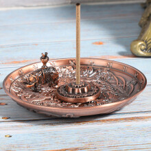 Räucherstäbchenhalter Drache Phönix Lotus Elefanten-Brandstifter 10,8 cm Für Heim-Widmung