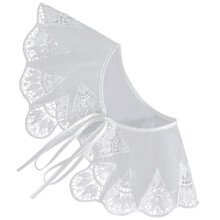 Girls Blouse With Detachable Lace Collar For Office Work