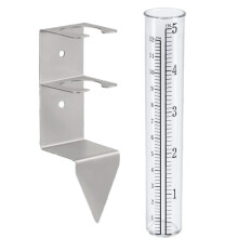 Strong Rain Gauges Replacement Tubes with Upgrades for Outdoor Garden Agriculture Meteorological Use ABS Weatherproof Rain Gauges Accessories