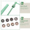 Portable Polymer Clay Extruder Con 20 Dischi Verde 8