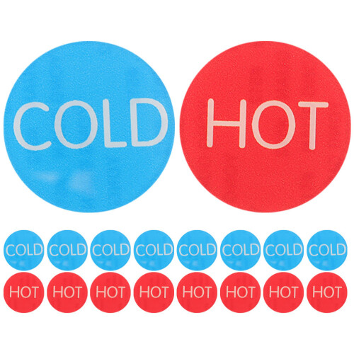 15 Pairs Warmte En Sticker: Waterindicator Labels Voor