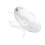 Strong Dish Hamster Wheel Easy to Clean Plastic Small Pet-White 1