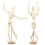 2Pcs Enfeite De Marionete Articulado Sem Acabamento 4