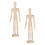 2Pcs Enfeite De Marionete Articulado Sem Acabamento 6