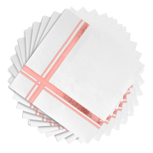 Weich und strapazierfähig für unvergleichlichen Komfort: 3-lagige Papierservietten, praktisch und Einweg, perfekte Größe für Geburtstage,