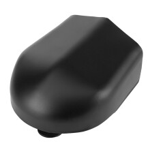 Sturdy Metal Horn Cover in Matte Black for Touring Bikes