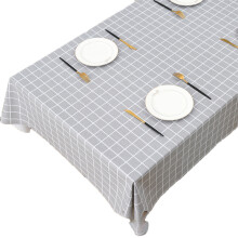 Vinyl Tablecloth, Heat Resistant Durable PVC Outdoor Camping Tablecloth, For Picnic Table, Waterproof Oil Proof Spill Proof, Various Sizes, Easy To Cl