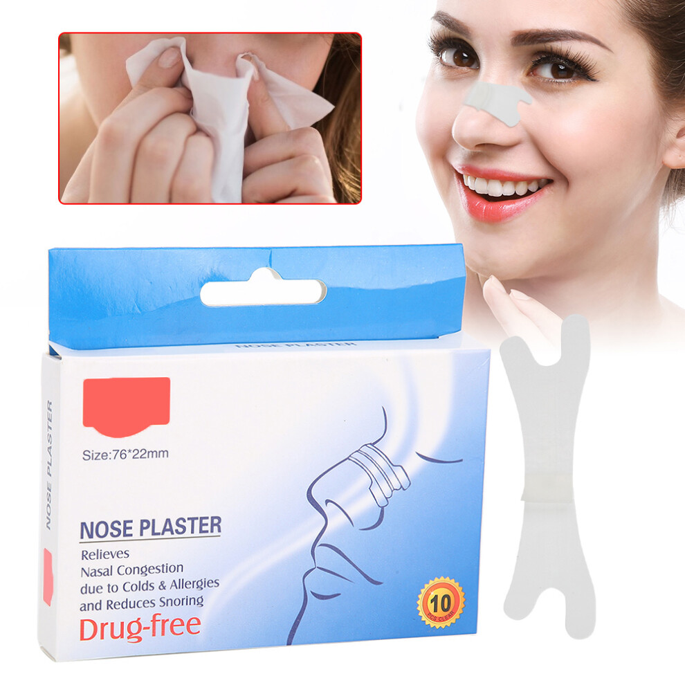 Sleeping Nasal Strips: 10pcs Improve Airway & Relieve Snoring