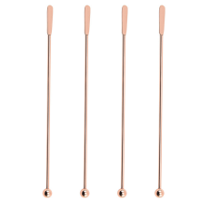 Barverktyg, Cocktailrörare i gyllene finish i rostfritt stål, hälsosamt material, återanvändbara för heminredning, kontorsbruk