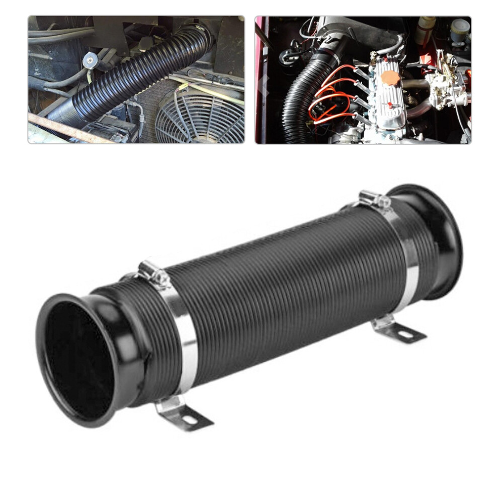Universal 76Mm Flexible Car Cold Air Intake Duct Tube Hose 3In Accessories 8431361833051