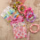Multipurpose Bohemian Style Keychain Beaded PU-light pink 5