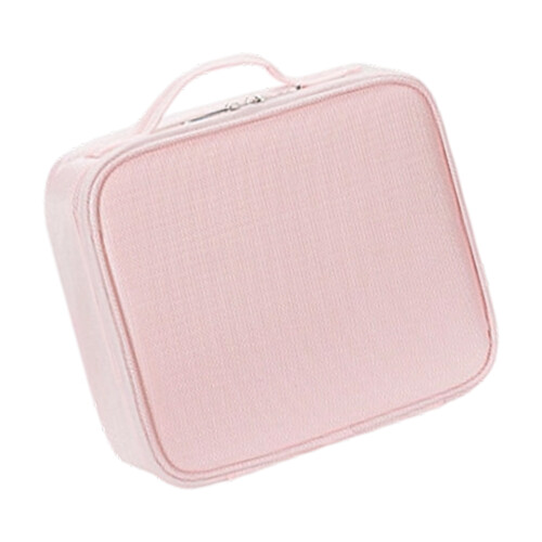 Stylish Makeup Storage Bag Spacious Compartments Wear-Pink
