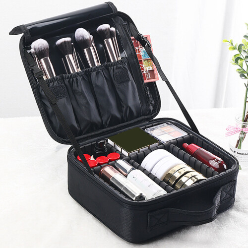 Stylish Makeup Storage Bag Spacious Compartments Wear-Pink 2