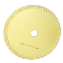 180mm Diamond Saw Blade for Cast Iron, Fiberglass, Marble, 10mm Width