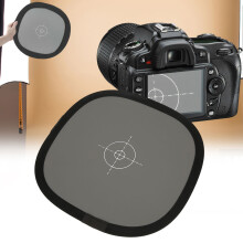30cm Double Sides Gray & White Focusing Board for DSLR Cameras