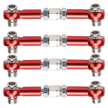 HSP 94122 1/10 Auto Lenkstangenverbindung 4 Stück Aluminiumlegierung Rot Upgrade-Teile
