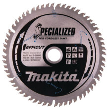 Makita B-69864 165mm x 20mm 60 Teeth Efficut Cordless Mitre Saw Blade DLS600