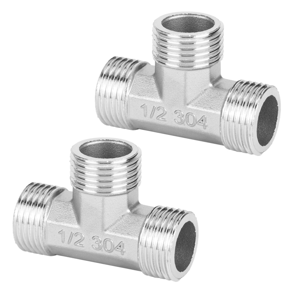 Stainless Steel G1/2In T-Shaped Pipe Connector For Plumbing Applications 3601361838010