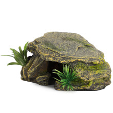 Reptilien- und Fischhabitattformationen Lebendige sichere Zuflucht für amphibische Tanks 14 cm