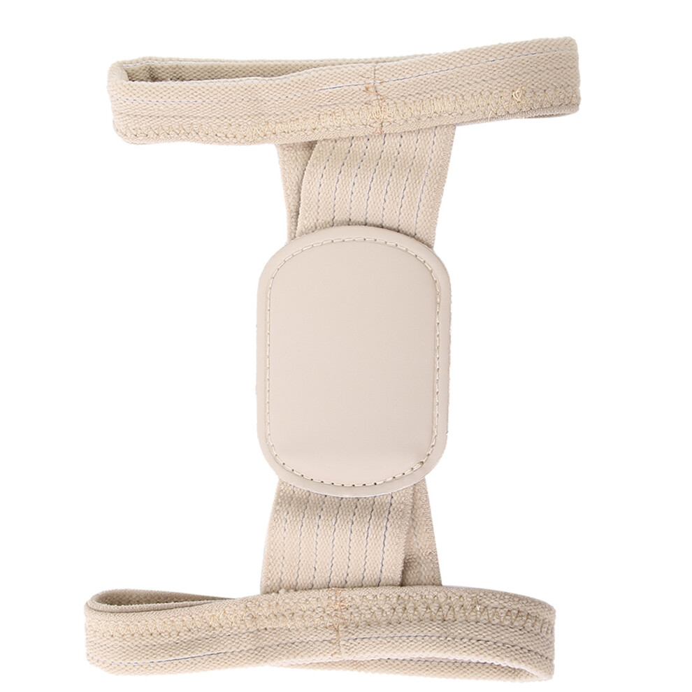 Beige Adjustable Posture Corrector Brace For Adult Hunchback Support