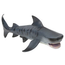 Hohes Tigerhai-Modell 23x8,5x11,5 cm Meeresmeerleben Spielzeug