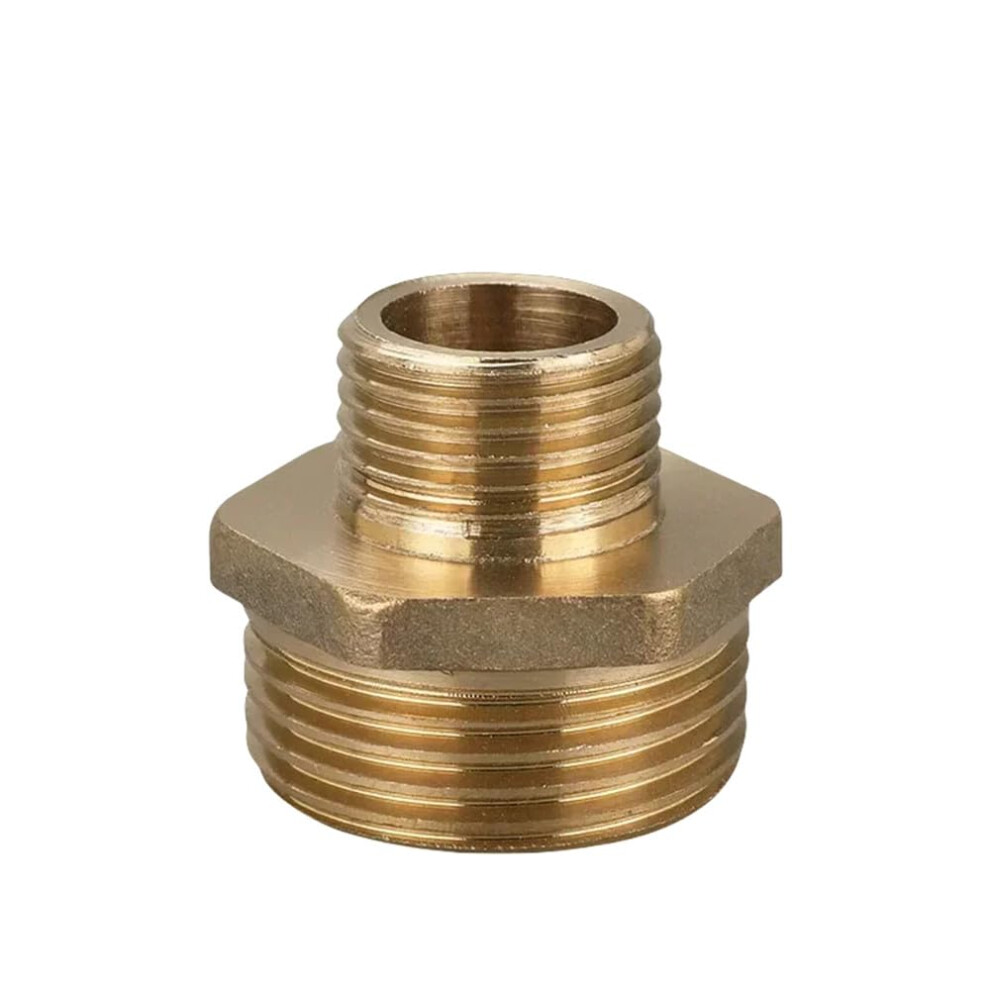 1/8 1/4 3/8 1/2 3/4 1 Bsp Brass Pipe Hexagon Quick Coupler Adapter Adapter Fitting Reducing Bush Bushing,1L2 To 1,50 Pcs 1L2 To 1 50 Pcs 9339159250969