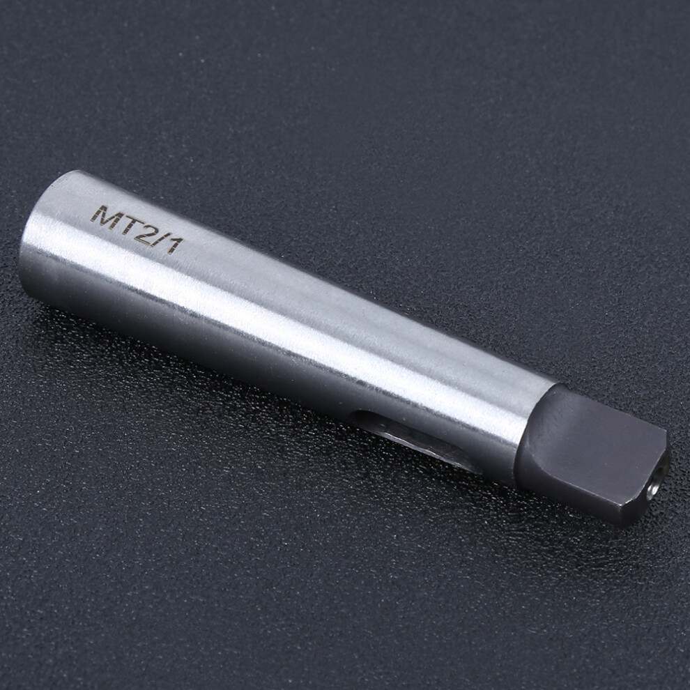 Silver Taper Reducing Adapter Drill Sleeve Mt2 To Mt1 High Hardness Durable 8321361844037