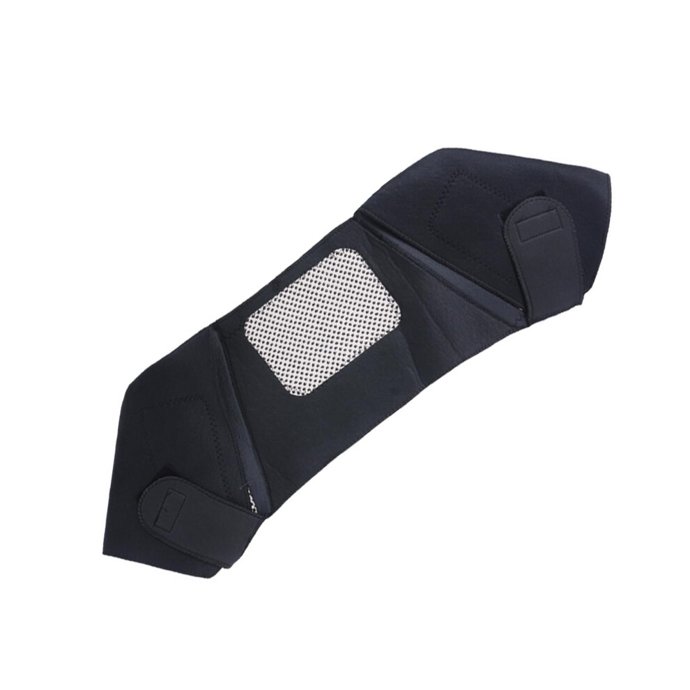 Breathable Shoulder Warmer With Elastic Cervical Spine Protectors For Outdoor Sports And Daily Use Cold Relief Shoulder Compressions Sleeve Black L