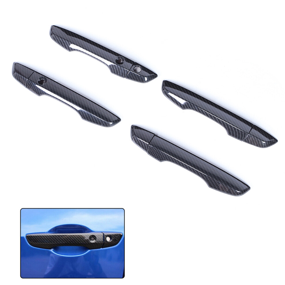 8Pcs Carbon Fiber Style Exterior Door Handle Cover Fits Honda Civic 10Th 16-19 3491361845534