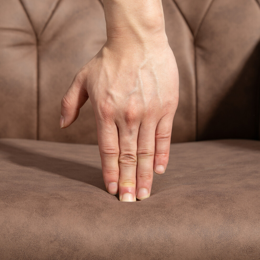 Swivel Microfibre Office & Vanity Chair with Height Adjustment Armrest Ideal for Home Coffee and Study Areas-image-OPC-PMZKVZV-NEW