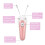 Efficient Non-Stimulating Threading Epilator for Face Arms & Legs - Pink 4